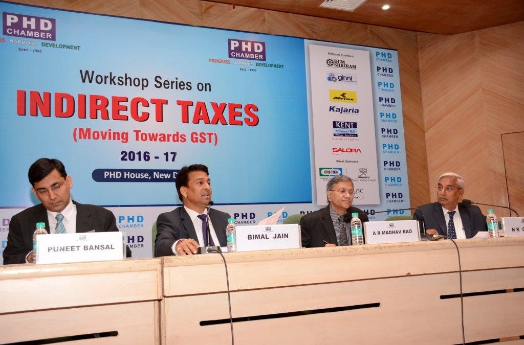 PHD Workshop on Indirect Taxes (Moving Towards GST) I By  Puneet Bansal