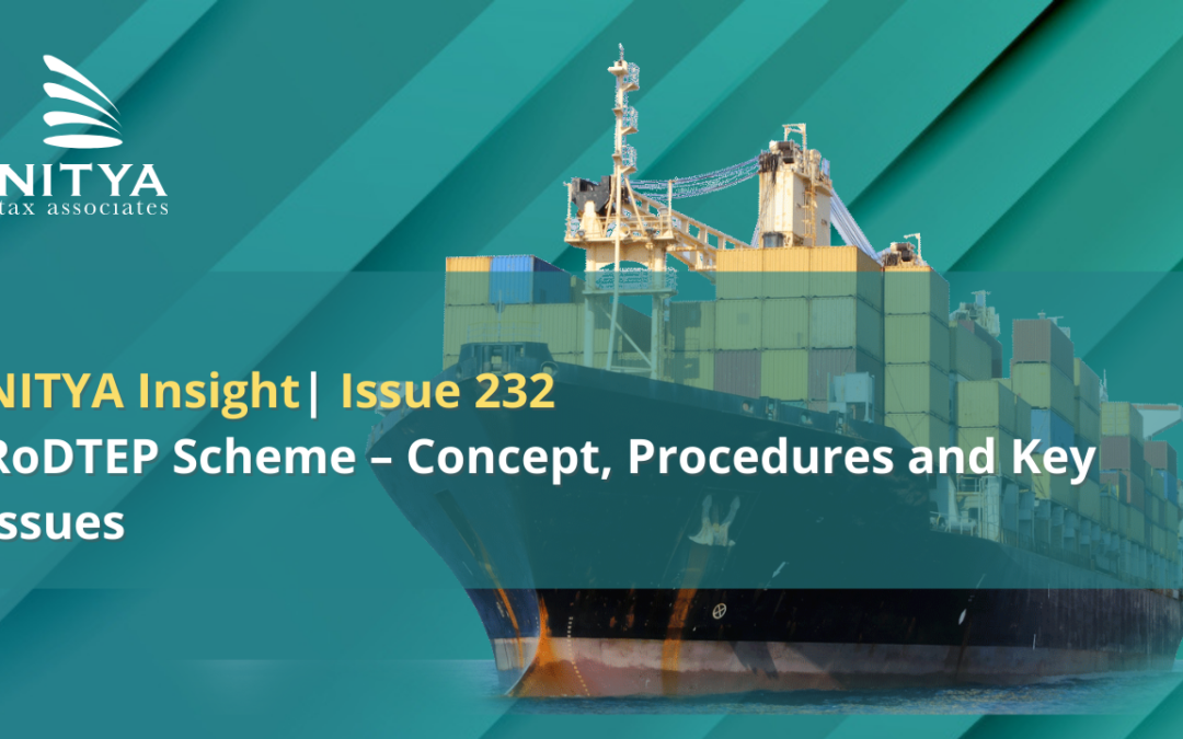 RoDTEP Scheme – Concept, Procedures and Key Issues