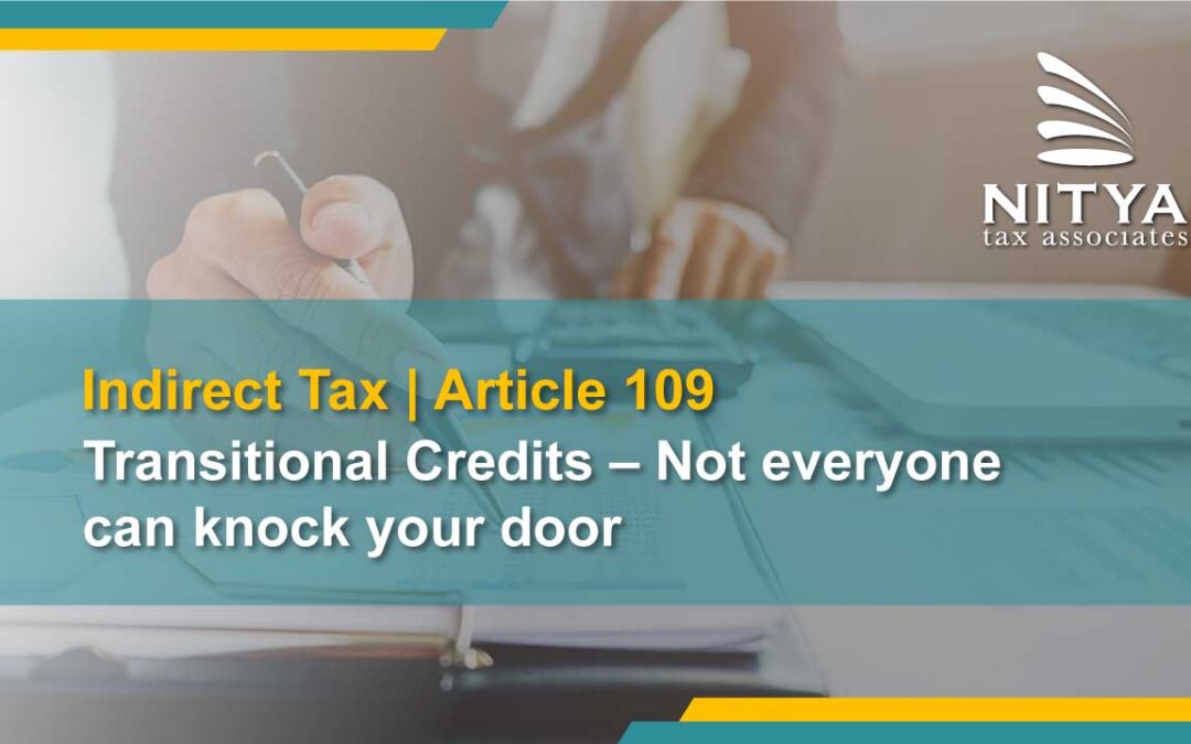 Transitional Credits – Not everyone can knock your door